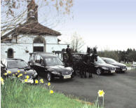 Jaguar hearse and limousine